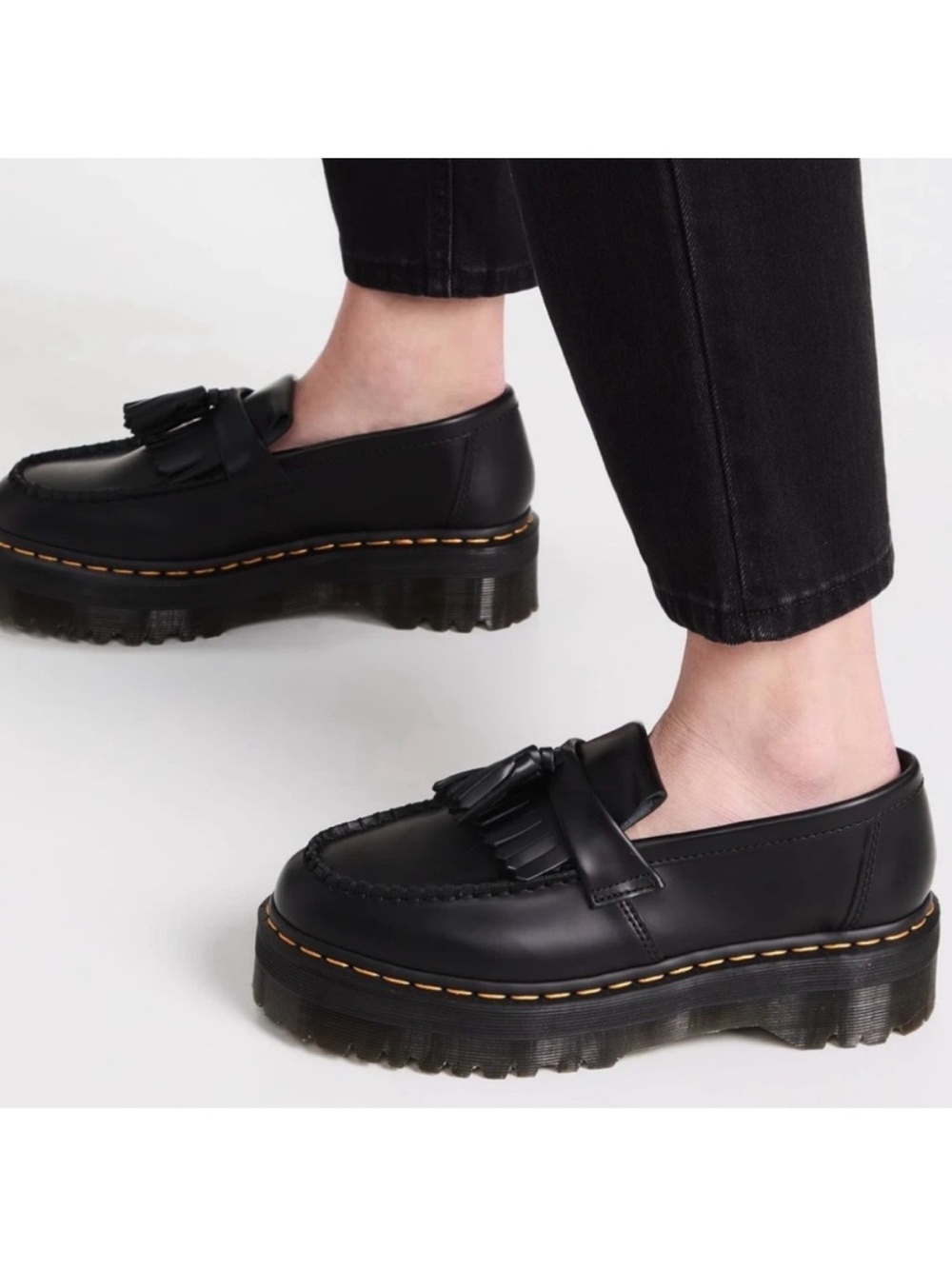 Dr. Martens Adrian Quad Leather Platform Loafers